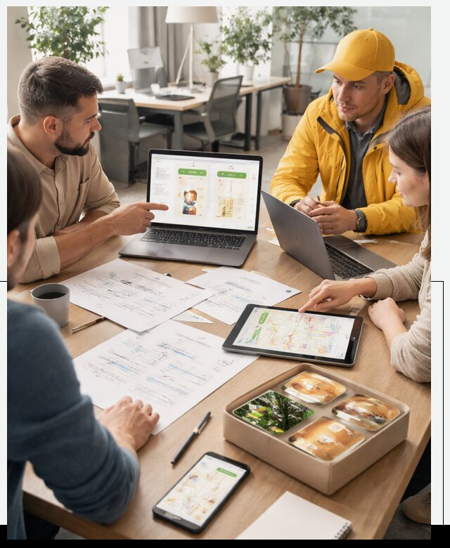 Разработка агрегатора доставки еды в Новосибирске от 15249 р., АвикейНвс